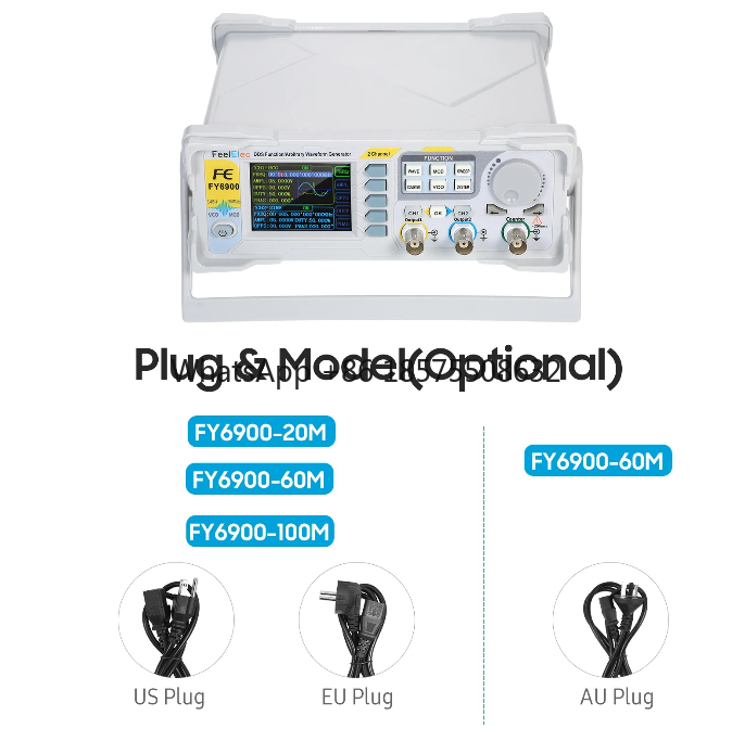 Dual Channel Arbitrary Waveform Function Generator 60Mhz - Gerador de sinal de função 60MHz