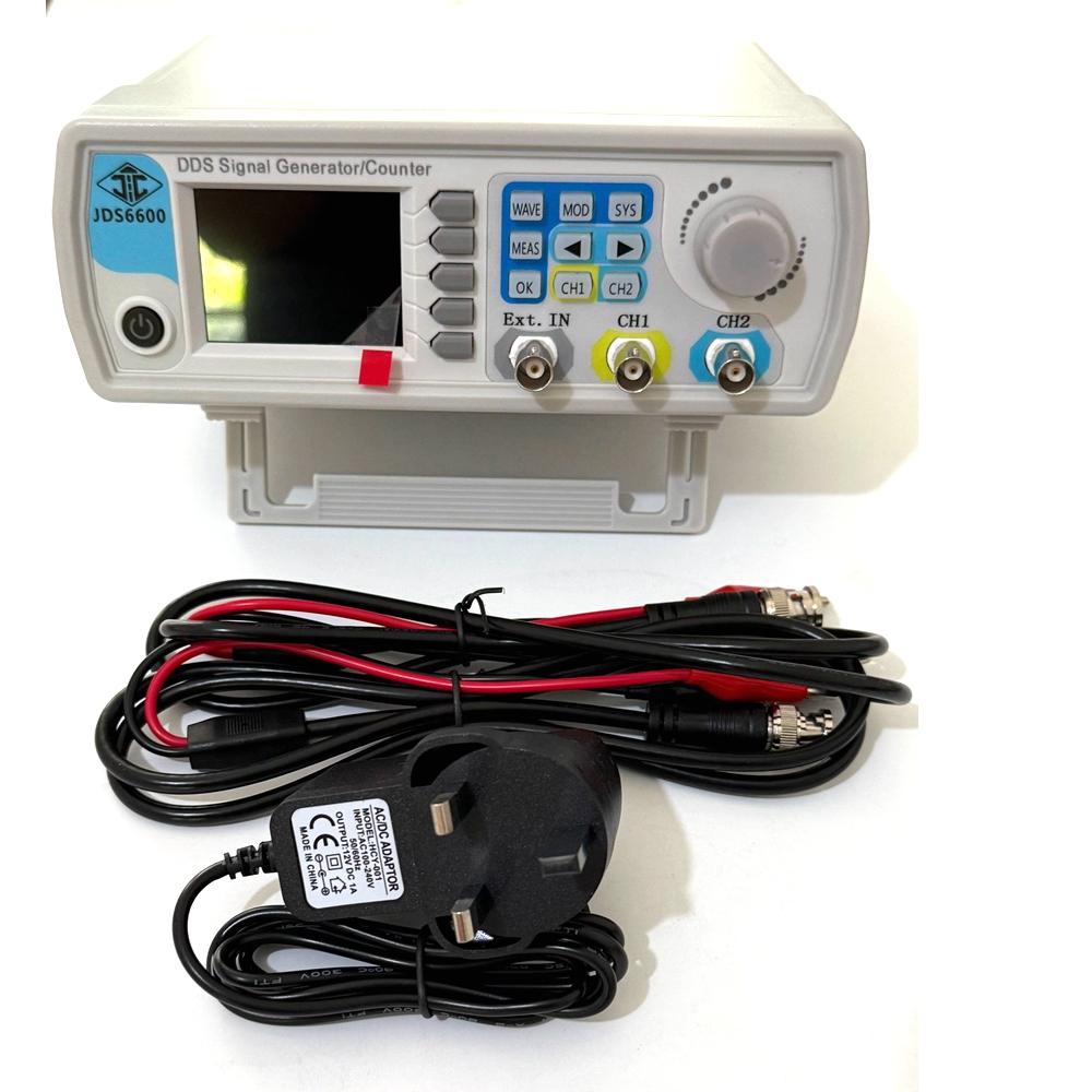 Dual Channel Arbitrary Waveform Function Generator 60Mhz - JDS6600 60MHz Função DDS Gerador de