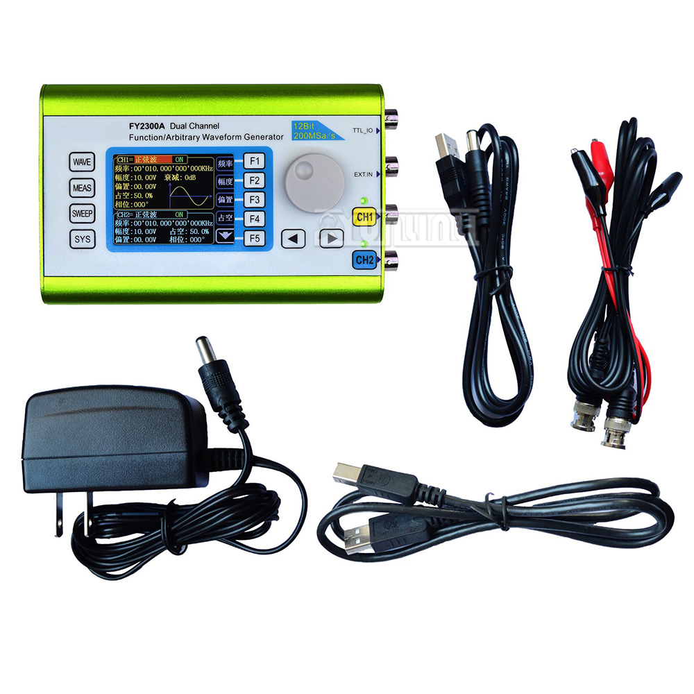 Dual Channel Arbitrary Waveform Function Generator 60Mhz - FY6300 FY2300 Gerador de sinal de