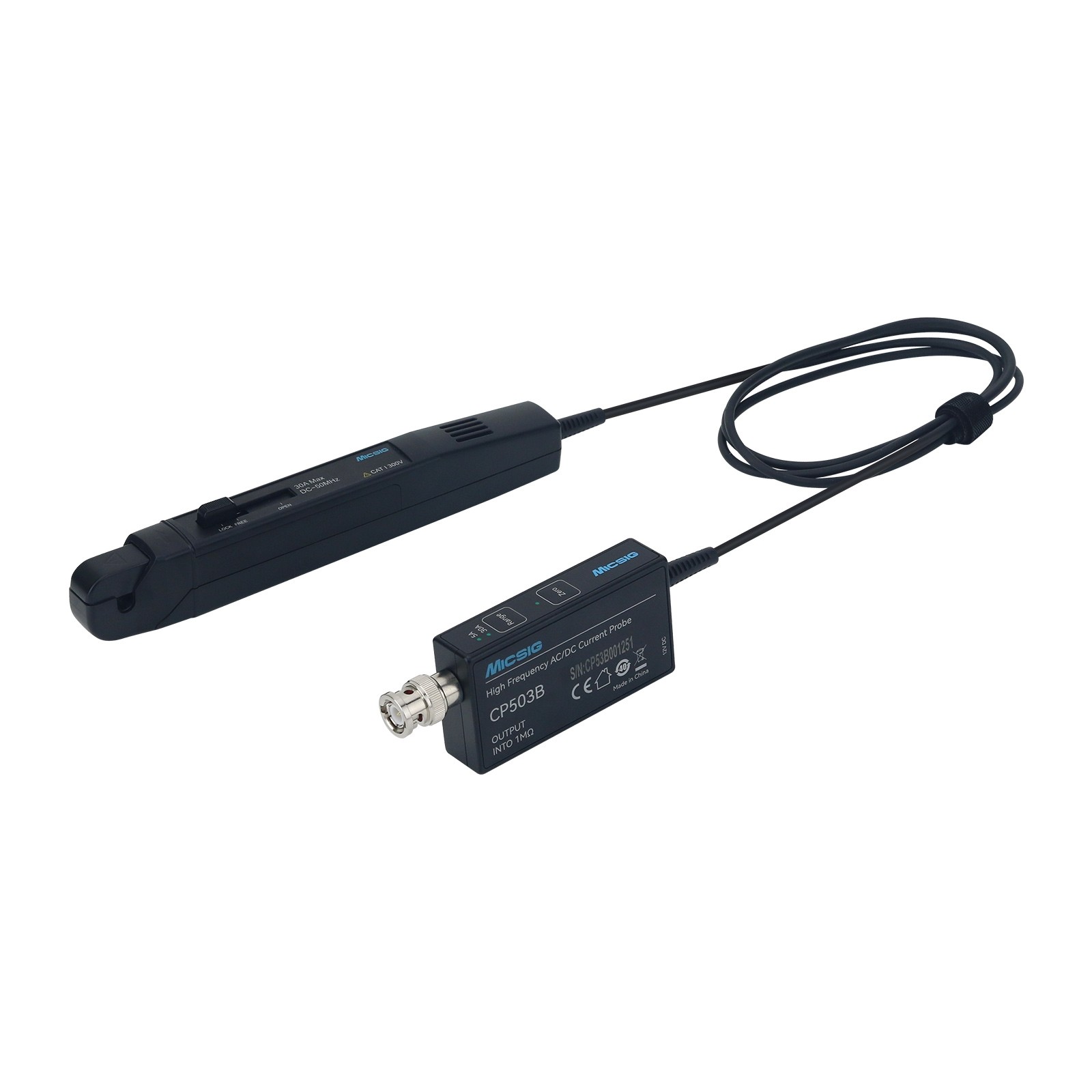 Micsig CP503B 50MHz 5A/30A Son - Current Probe Ac Dc 50Mhz Oscilloscope avaliação e preço