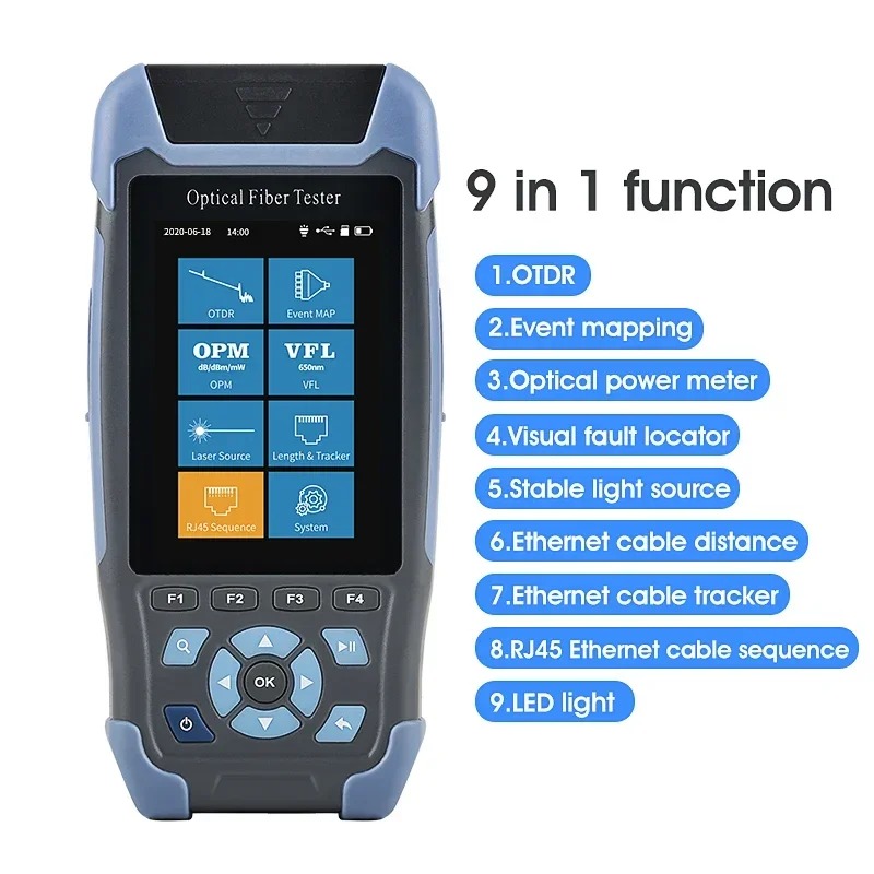 AUA-900A/D Alta Precisão OTDR  - Optical Time Domain Reflectometer Otdr 1310 1550Nm avaliação e preço