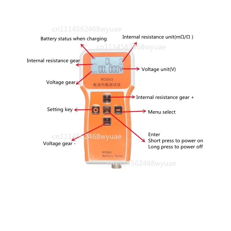 Testador de Resistência Intern - Battery Internal Resistance Tester Four Wire avaliação e preço