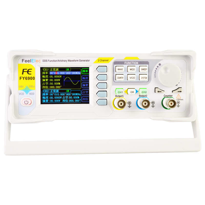 Kkmoon FY6900-60M função gerad - Dual Channel Arbitrary Waveform Function Generator 60Mhz avaliação e preço