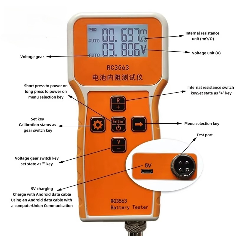 Detector de Resistência Intern - Battery Internal Resistance Tester Four Wire avaliação e preço